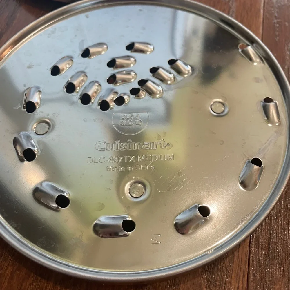 Cuisinart Disc Holder Case White DLC-DH‎ with 3 Blades DLC-8 DLC-10 Set OS